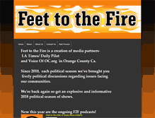 Tablet Screenshot of feet2thefireforum.com